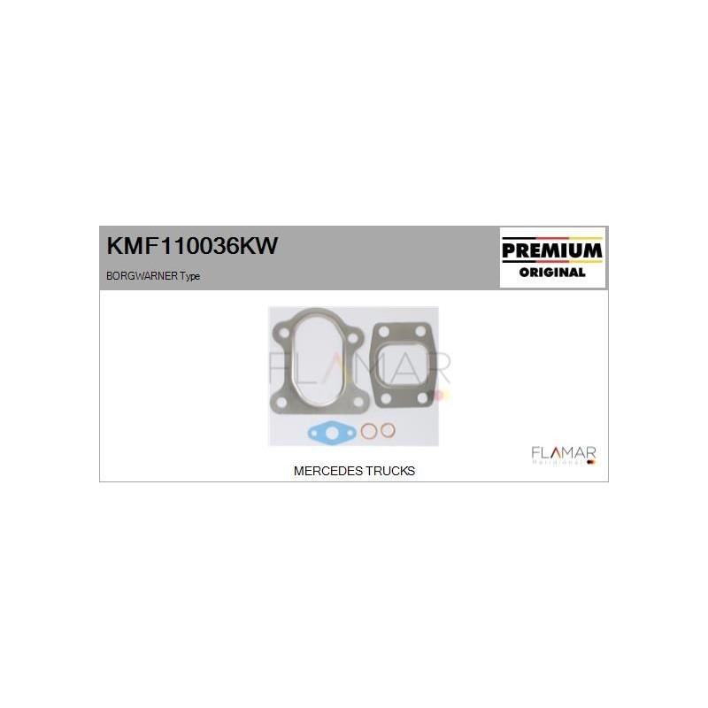 FLAMAR KMF110036KW Juego de montaje, turbocompresor - 1