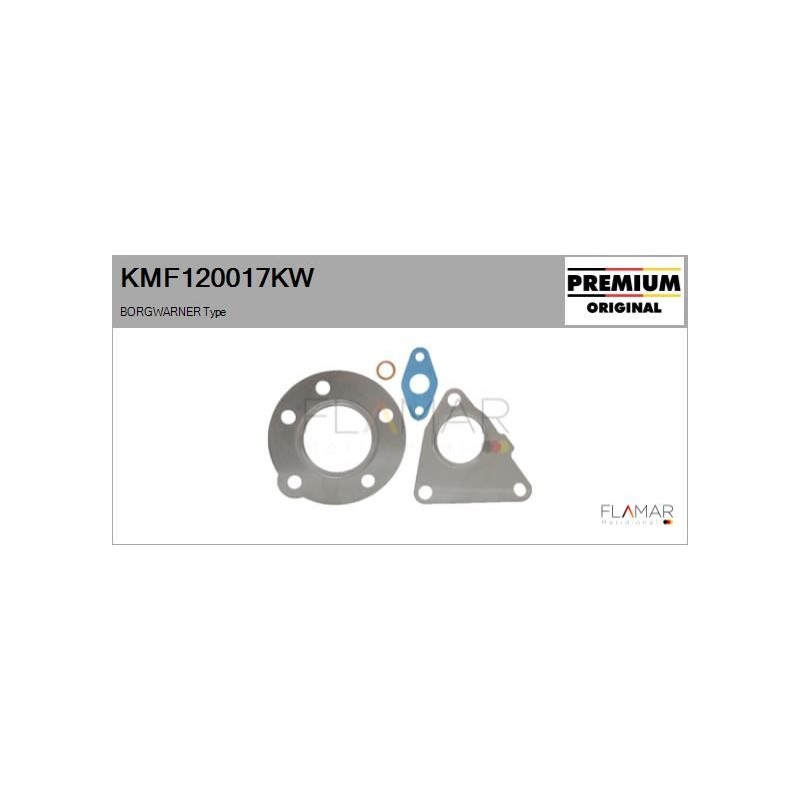 FLAMAR KMF120017KW Juego de montaje, turbocompresor - 1