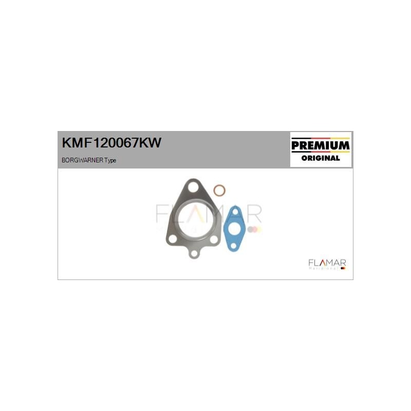 FLAMAR KMF120067KW Juego de montaje, turbocompresor - 1