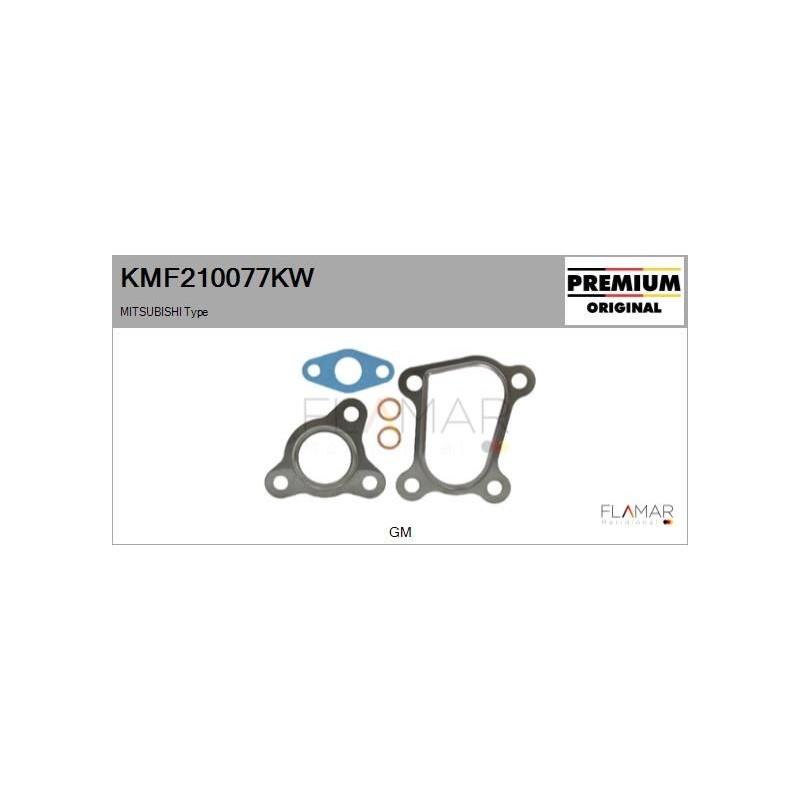 FLAMAR KMF210077KW Juego de montaje, turbocompresor - 1