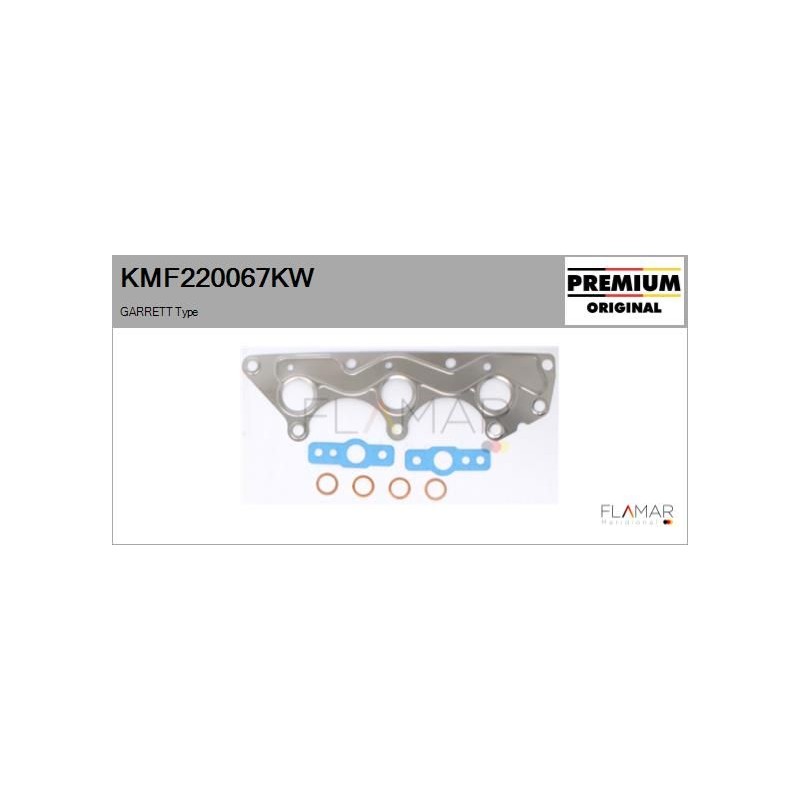 FLAMAR KMF220067KW Juego de montaje, turbocompresor - 1