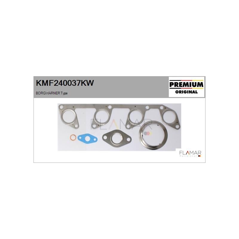FLAMAR KMF240037KW Juego de montaje, turbocompresor - 1