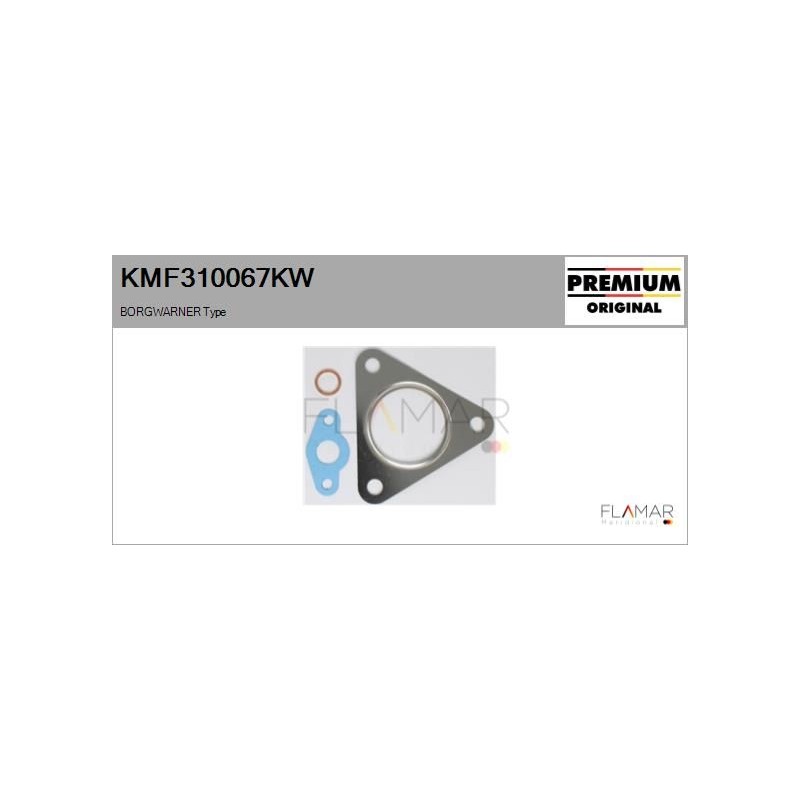 FLAMAR KMF310067KW Juego de montaje, turbocompresor - 1