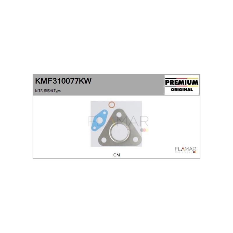 FLAMAR KMF310077KW Juego de montaje, turbocompresor - 1