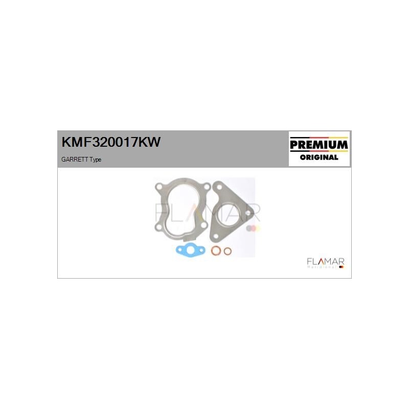 FLAMAR KMF320017KW Juego de montaje, turbocompresor - 1