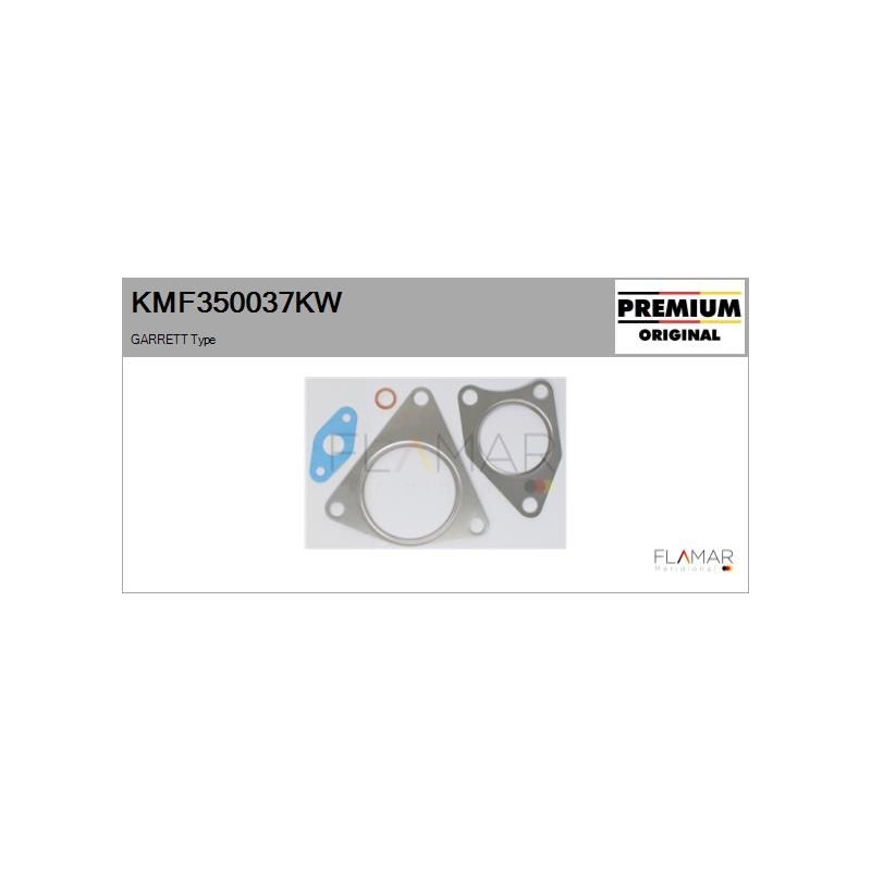 FLAMAR KMF350037KW Juego de montaje, turbocompresor - 1