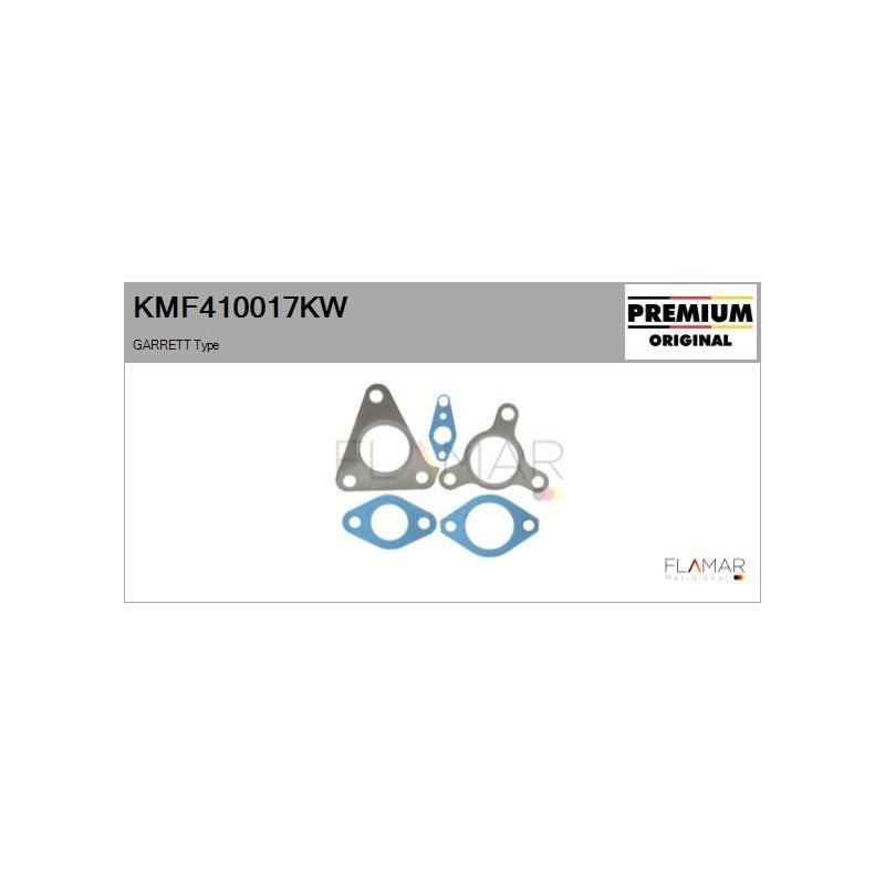 FLAMAR KMF410017KW Juego de montaje, turbocompresor - 1