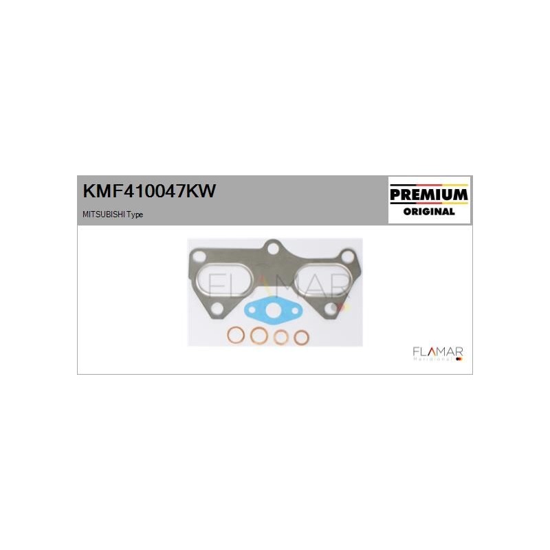 FLAMAR KMF410047KW Juego de montaje, turbocompresor - 1