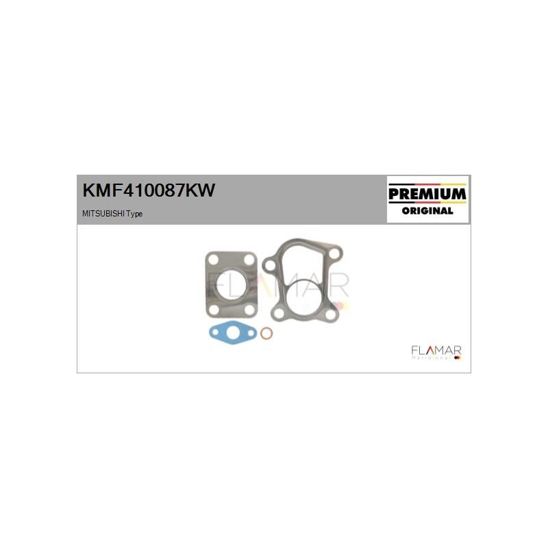 FLAMAR KMF410087KW Juego de montaje, turbocompresor - 1