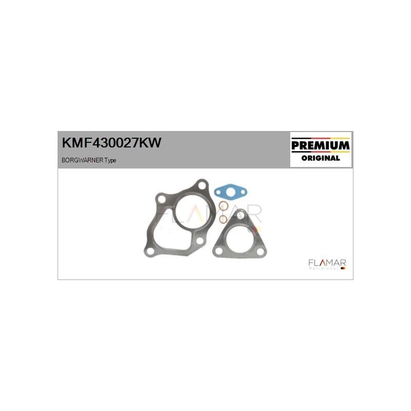 FLAMAR KMF430027KW Juego de montaje, turbocompresor - 1