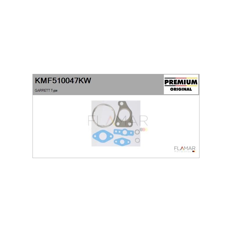 FLAMAR KMF510047KW Juego de montaje, turbocompresor - 1