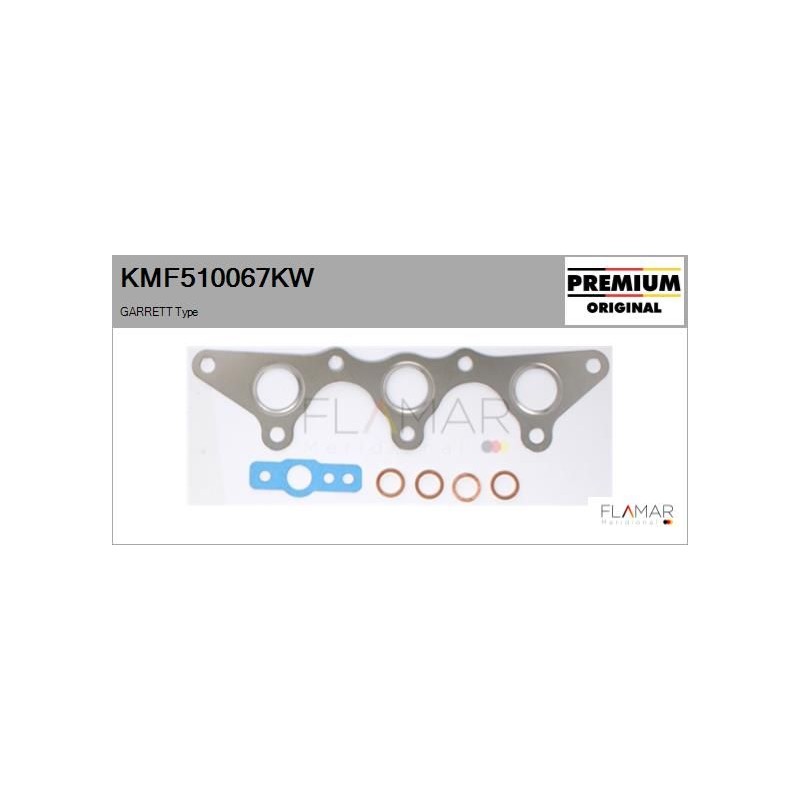 FLAMAR KMF510067KW Juego de montaje, turbocompresor - 1