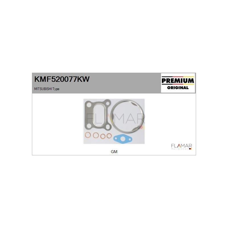 FLAMAR KMF520077KW Juego de montaje, turbocompresor - 1