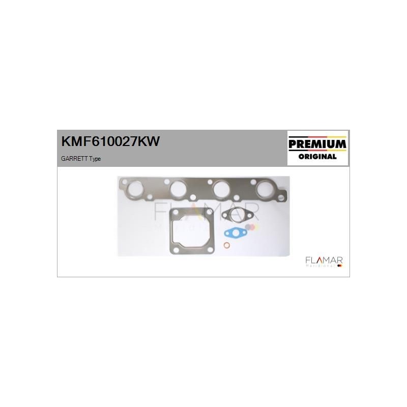 FLAMAR KMF610027KW Juego de montaje, turbocompresor - 1