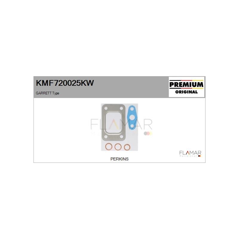 FLAMAR KMF720025KW Juego de montaje, turbocompresor - 1