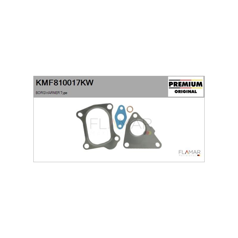 FLAMAR KMF810017KW Juego de montaje, turbocompresor - 1