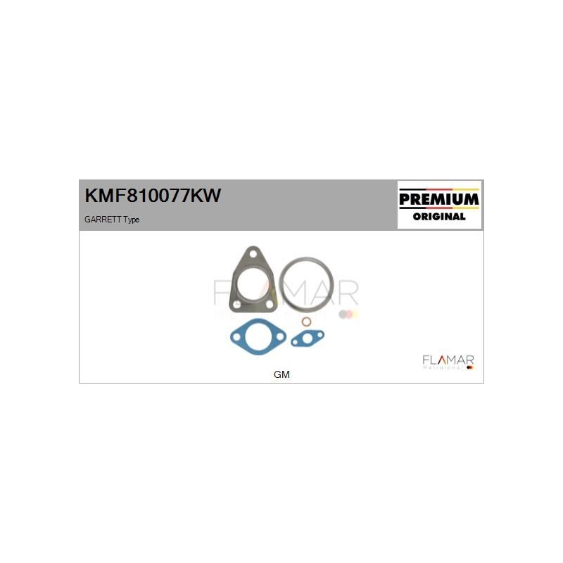 FLAMAR KMF810077KW Juego de montaje, turbocompresor - 1