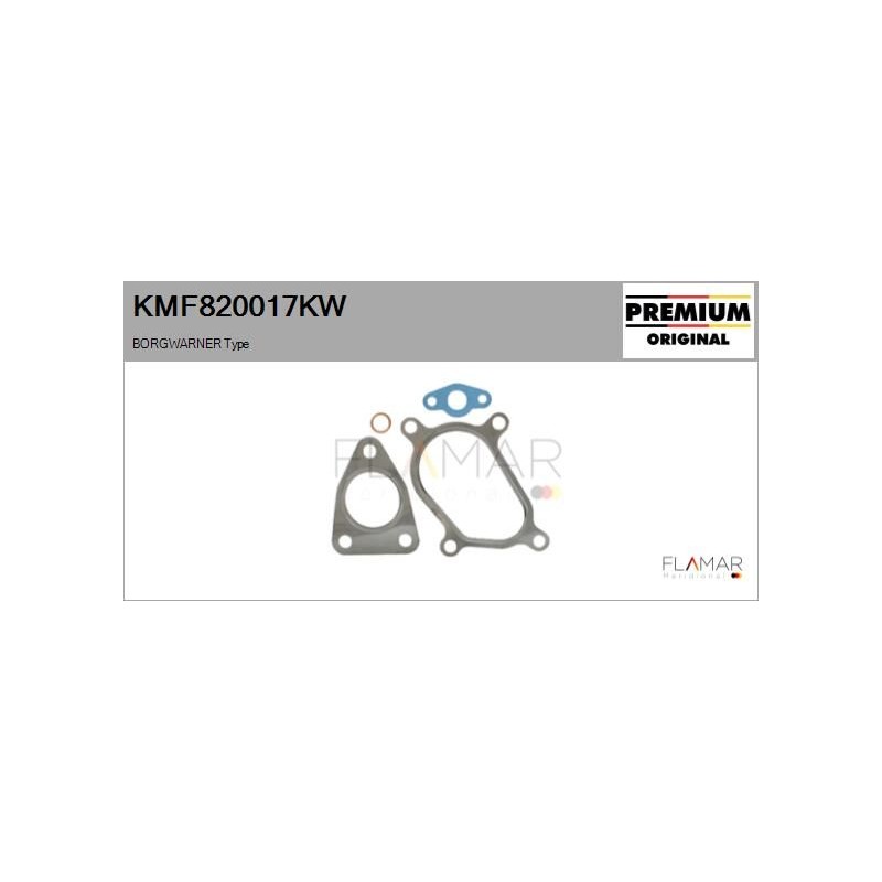 FLAMAR KMF820017KW Juego de montaje, turbocompresor - 1