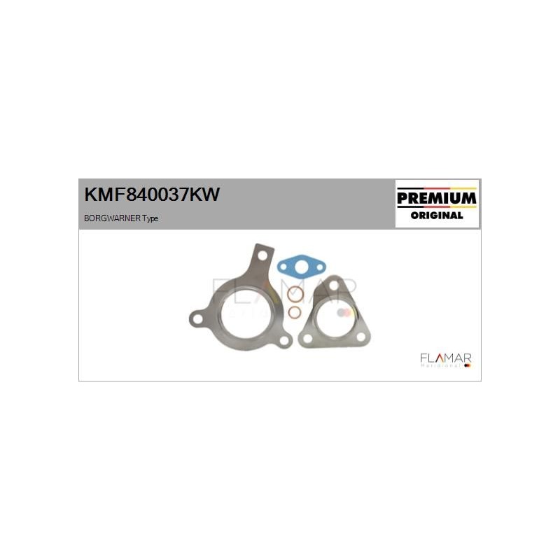FLAMAR KMF840037KW Juego de montaje, turbocompresor - 1