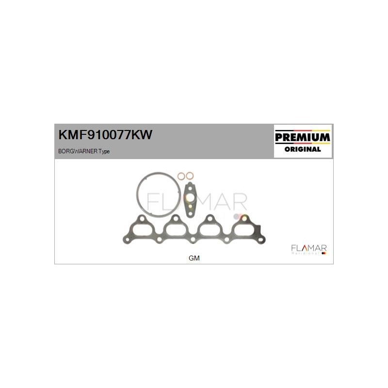 FLAMAR KMF910077KW Juego de montaje, turbocompresor - 1