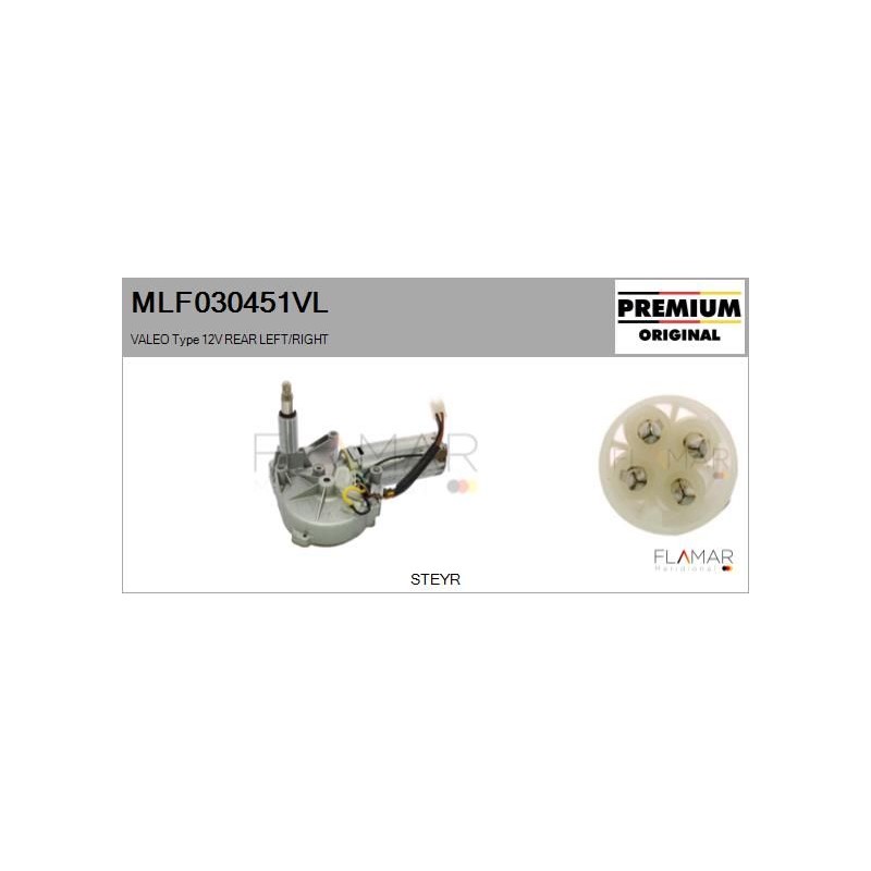 FLAMAR MLF030451VL Motor del limpiaparabrisas - 1