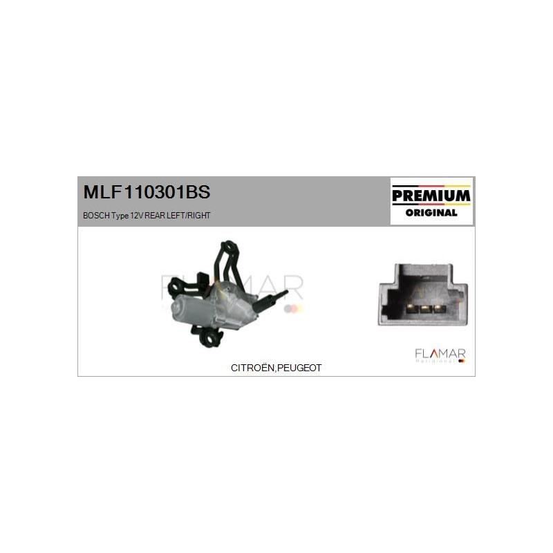 FLAMAR MLF110301BS Motor del limpiaparabrisas - 1
