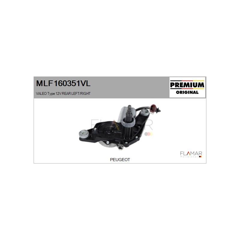FLAMAR MLF160351VL Motor del limpiaparabrisas - 1