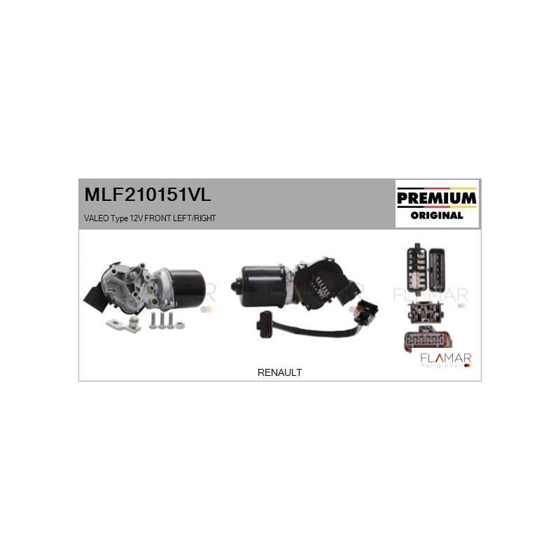 FLAMAR MLF210151VL Motor del limpiaparabrisas - 1
