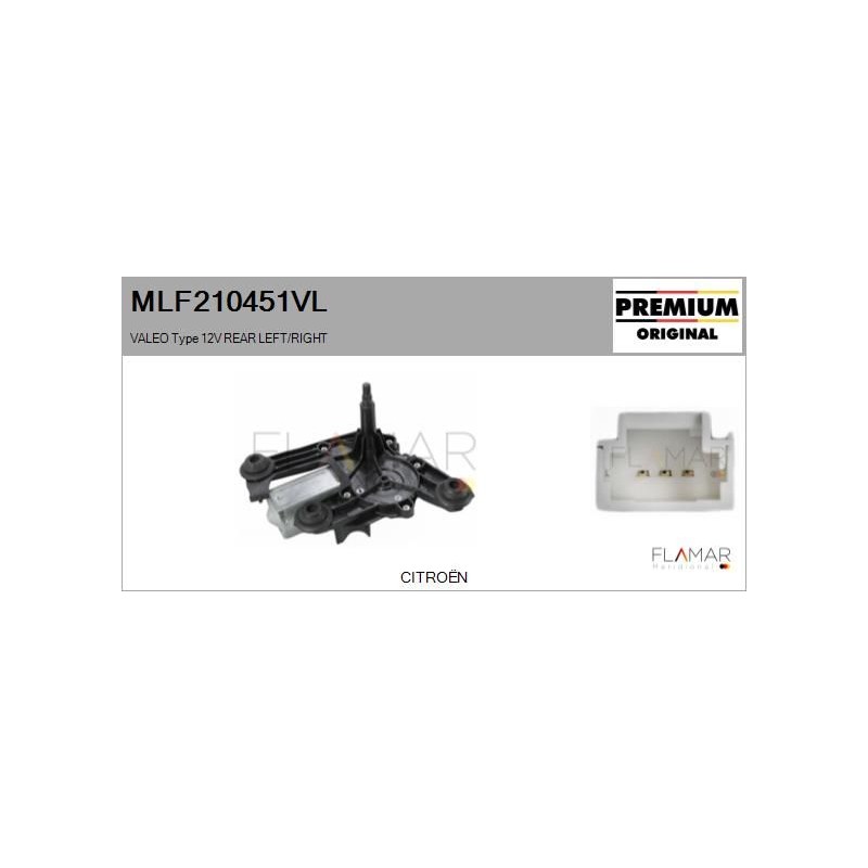 FLAMAR MLF210451VL Motor del limpiaparabrisas - 1