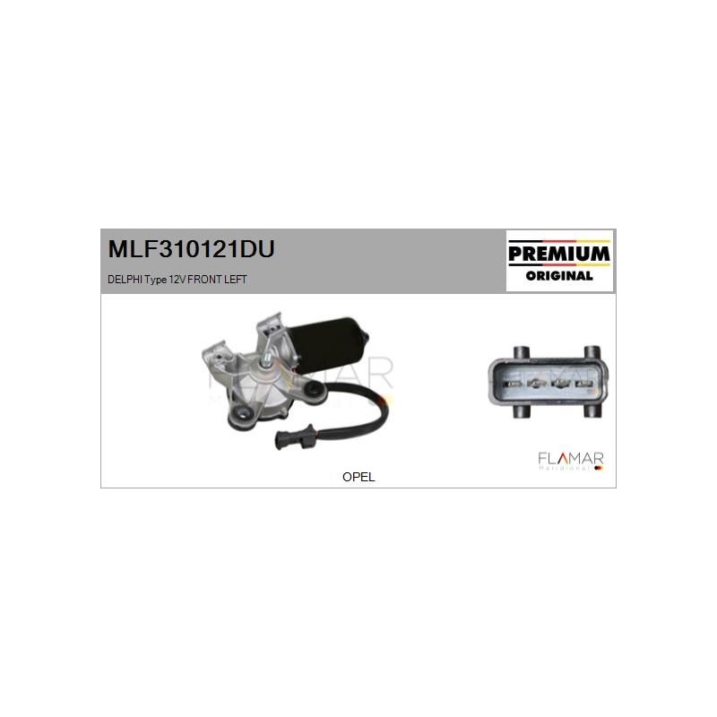 FLAMAR MLF310121DU Motor del limpiaparabrisas - 1