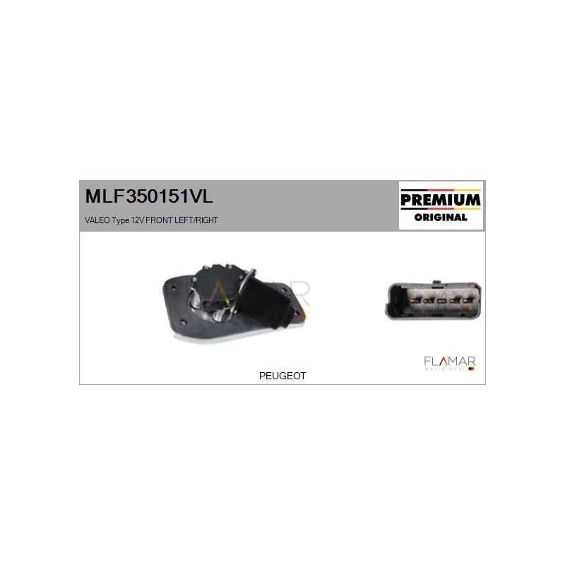 FLAMAR MLF350151VL Motor del limpiaparabrisas - 1