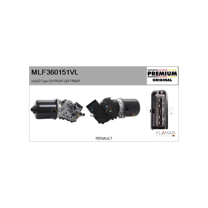FLAMAR MLF360151VL Motor del limpiaparabrisas - 1