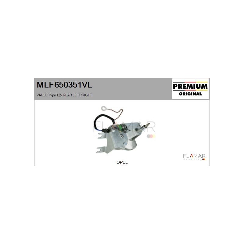 FLAMAR MLF650351VL Motor del limpiaparabrisas - 1
