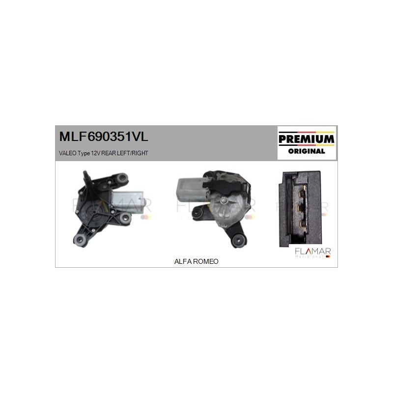 FLAMAR MLF690351VL Motor del limpiaparabrisas - 1