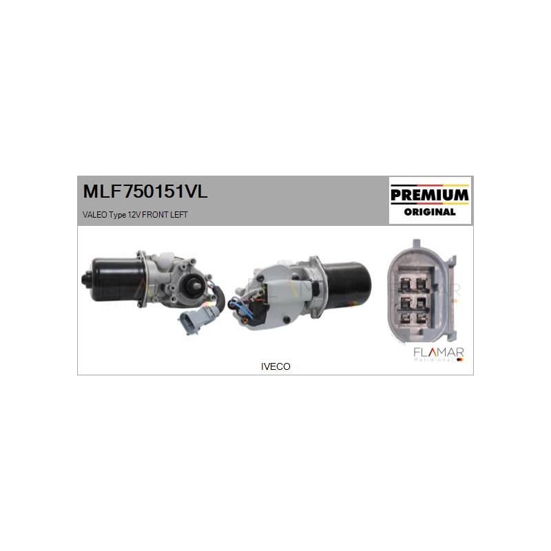 FLAMAR MLF750151VL Motor del limpiaparabrisas - 1