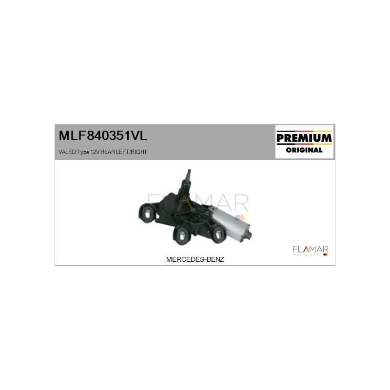 FLAMAR MLF840351VL Motor del limpiaparabrisas - 1