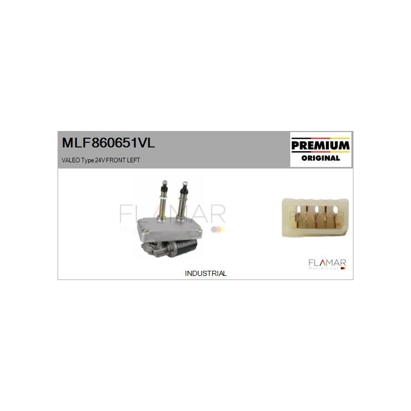 FLAMAR MLF860651VL Motor del limpiaparabrisas - 1