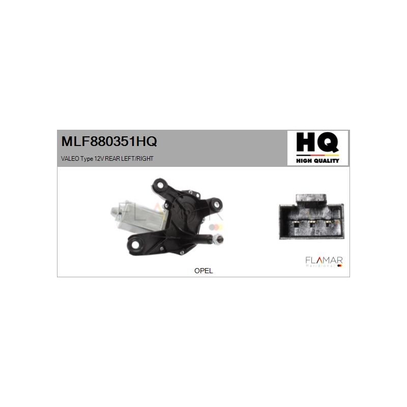 FLAMAR MLF880351HQ Motor del limpiaparabrisas - 1