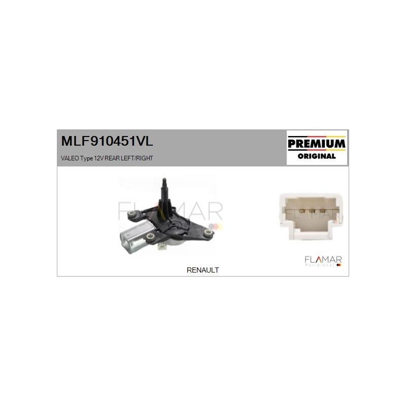 FLAMAR MLF910451VL Motor del limpiaparabrisas - 1