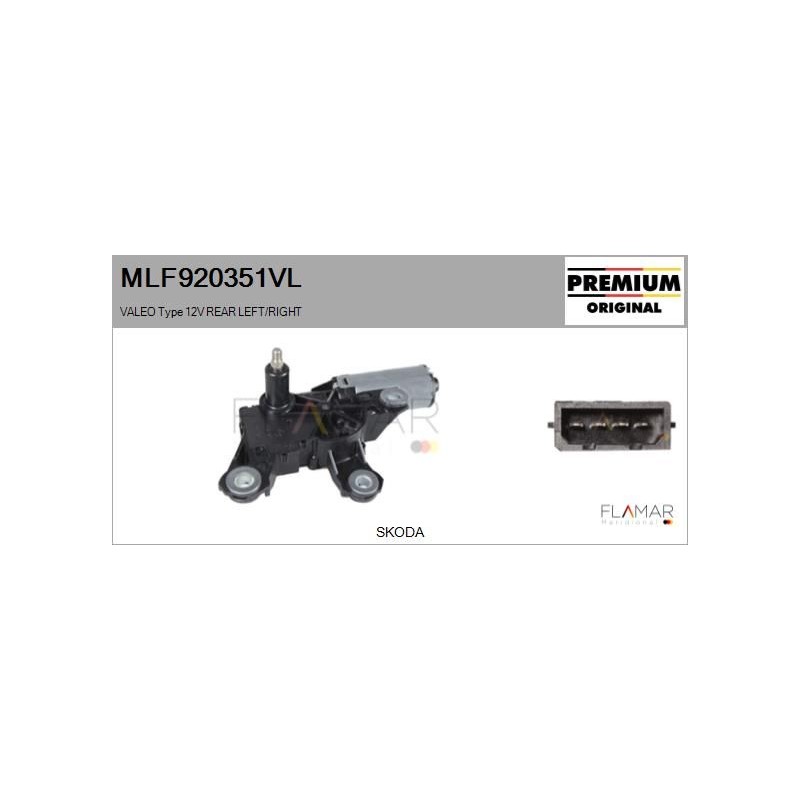 FLAMAR MLF920351VL Motor del limpiaparabrisas - 1