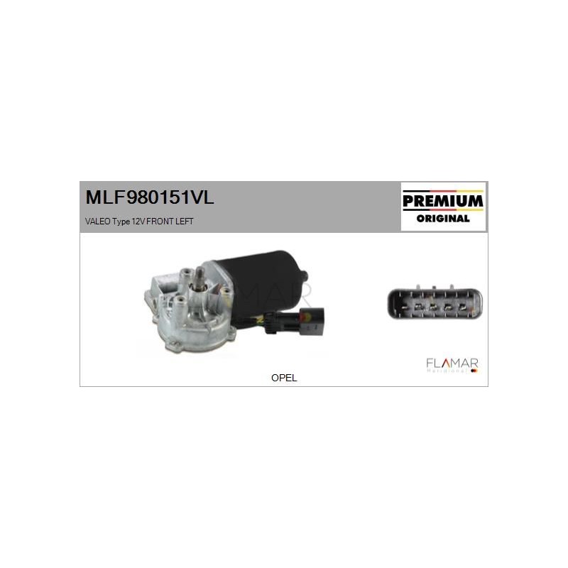 FLAMAR MLF980151VL Motor del limpiaparabrisas - 1