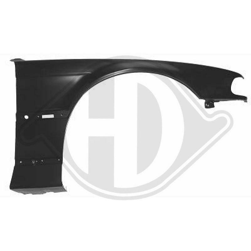 DIEDERICHS 1242107 Guardabarros Delantero, izquierdo