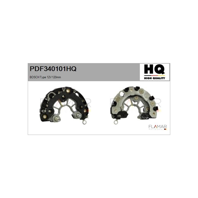 FLAMAR PDF340101HQ Rectificador, alternador - 1