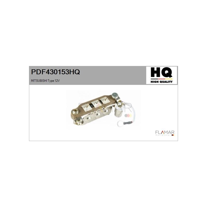 FLAMAR PDF430153HQ Rectificador, alternador - 1