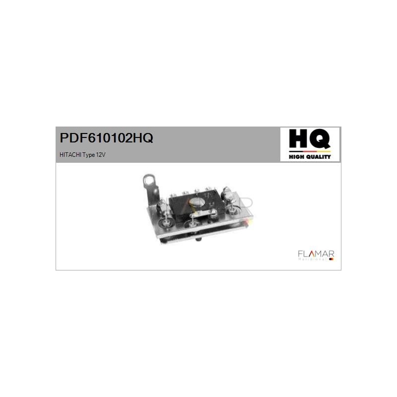 FLAMAR PDF610102HQ Rectificador, alternador - 1