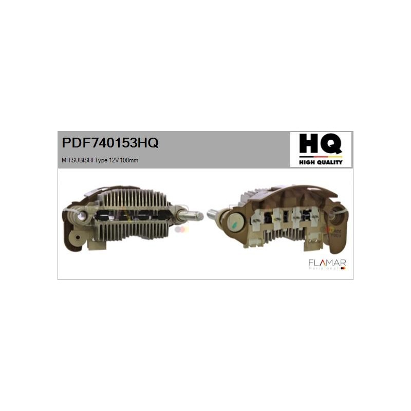 FLAMAR PDF740153HQ Rectificador, alternador - 1