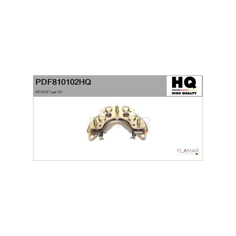 FLAMAR PDF810102HQ Rectificador, alternador - 1