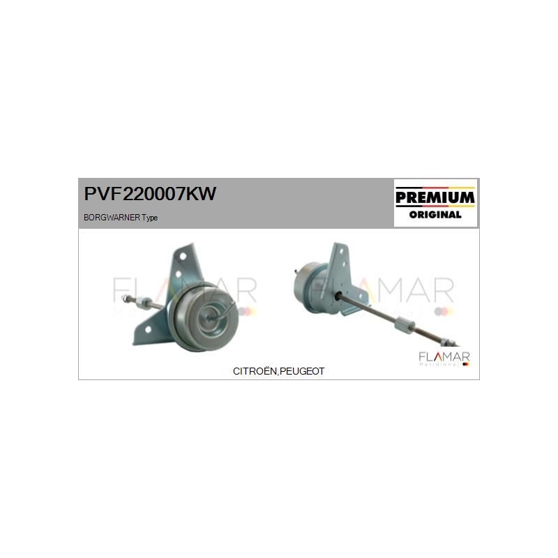 FLAMAR PVF220007KW Actuador, turbocompresor - 1