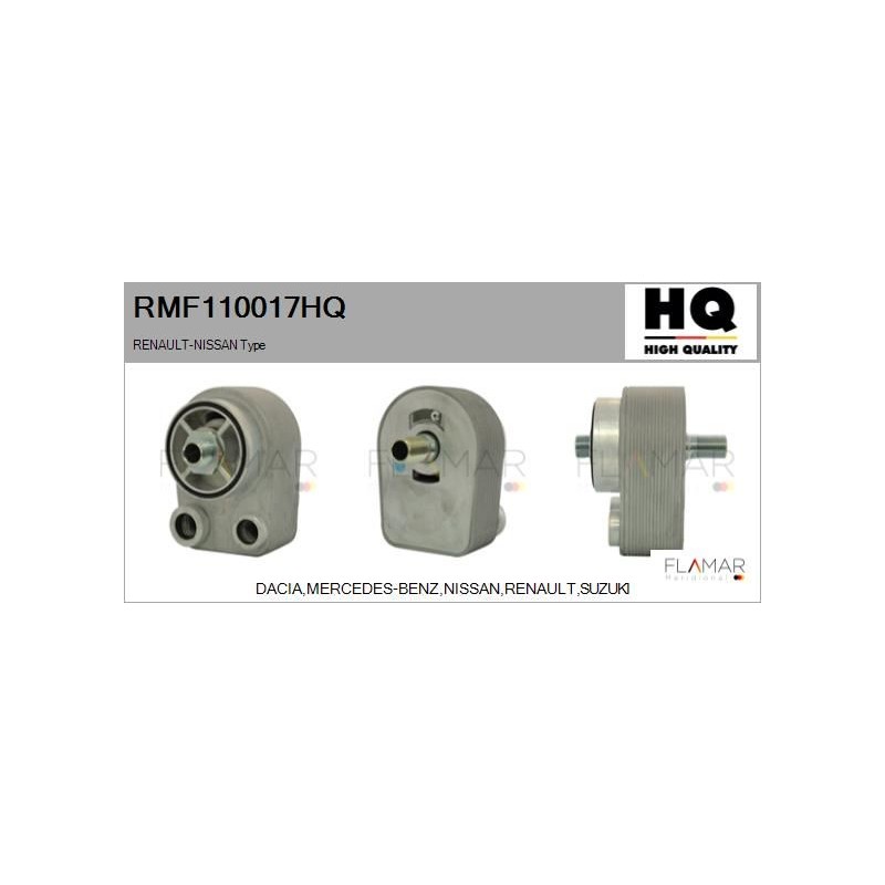 FLAMAR RMF110017HQ Radiador de aceite, aceite motor - 1