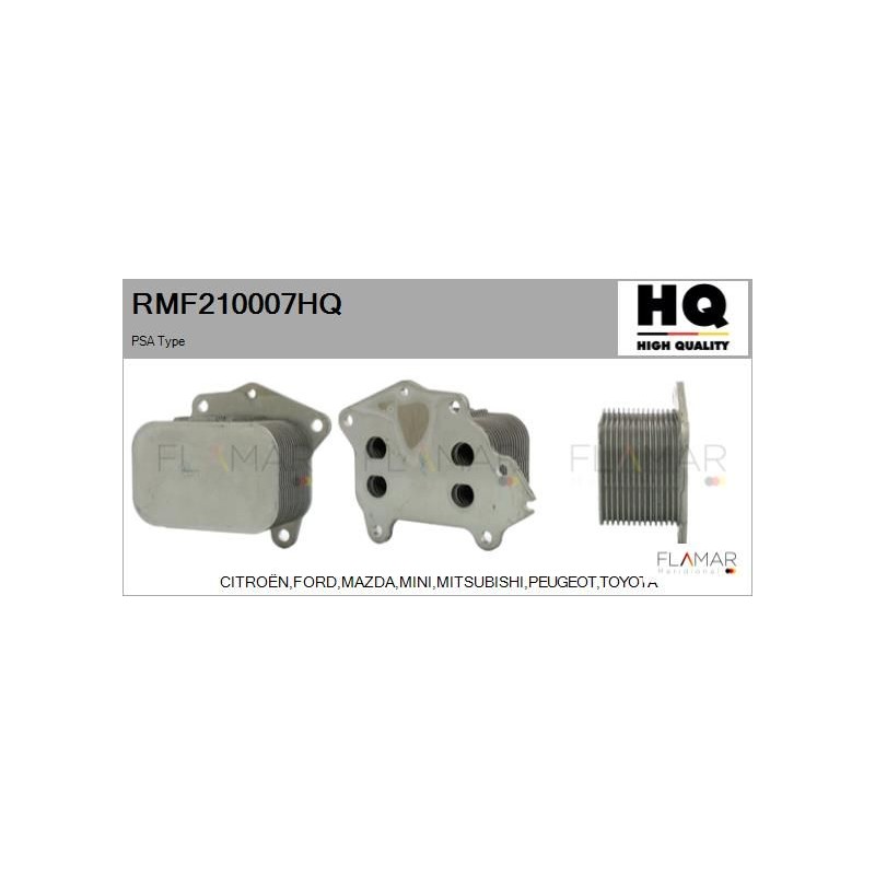 FLAMAR RMF210007HQ Radiador de aceite, aceite motor - 1